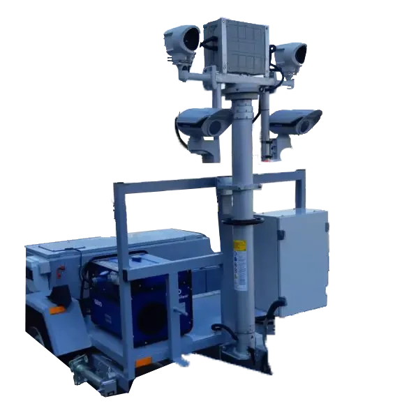 Mobile ISR and tactical trailer system by B. Rimon for off-grid ground operations